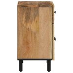 vidaXL Table de chevet 50x33x60 cm bois de manguier massif