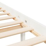 vidaXL Lit pour personne âgée sans matelas blanc 135x190 cm