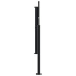 vidaXL Auvent latéral rétractable vert foncé 100x500 cm
