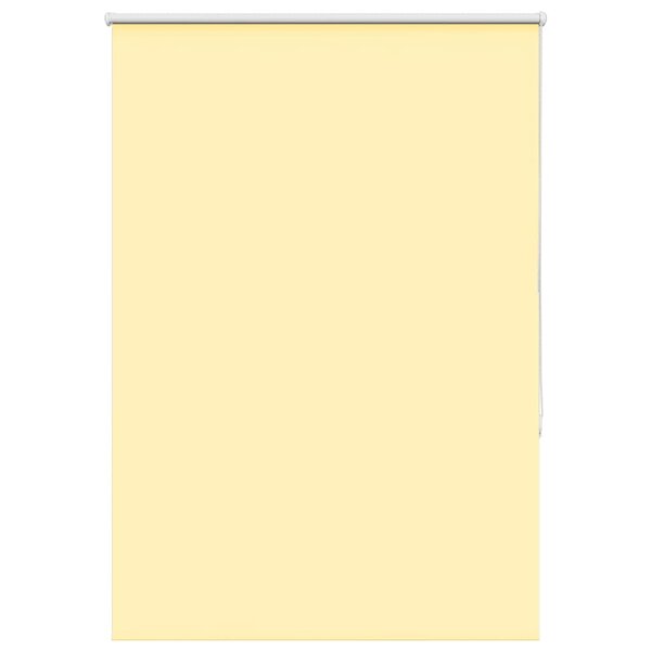 vidaXL Store enrouleur occultant jaune largeur du tissu 90 7 cm