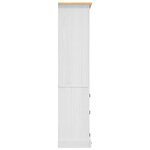 vidaXL Placard Gamme Corona Pin mexicain Blanc 80x40x170 cm