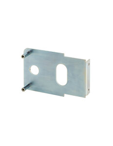 THIRARD - Plaque de fixation pour serrure horizontale à souder zingué - THIRARD