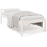vidaXL Lit pour personne âgée sans matelas blanc 75x190 cm