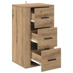 vidaXL Buffet Chêne artisanal 40 x 33 x 70 cm Bois d'ingénierie