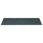 vidaXL Tapis d'escalier autocollants 15 pièces 60 x 25 cm Vert Rectangulaire
