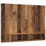 vidaXL Ensemble meuble TV Montage mural Bois Ancien 120 x 23 5 x 90 cm