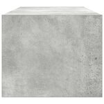 vidaXL Meubles TV 2 Pièces gris béton 80x31x25 5 cm bois d'ingénierie