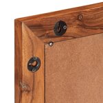 vidaXL Miroir salle de bain 50x70 cm bois massif d'acacia et verre