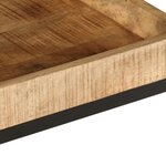 vidaXL Table d'appoint 35x35x45 cm Bois massif de manguier