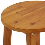 vidaXL Ensemble de bar de jardin 5 Pièces bois d'acacia solide