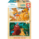 Puzzle - Le Roi Lion - Disney - 2x25 pièces - 26x18cm - Dès 4 ans - Educa