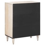 vidaXL Buffet de Rangement Blanc 60 x 33 5 x 75 cm