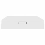 vidaXL Lit avec rangement et matelas avec matelas Blanc 200 x 200 cm