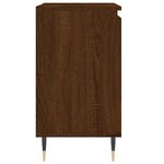vidaXL Armoire de bain chêne marron 58x33x60 cm bois d'ingénierie