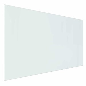 vidaXL Plaque en verre de cheminée Transparent 100 x 60 cm Verre