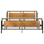 vidaXL Cadre de lit sans matelas métal 180x200 cm