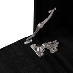 vidaXL Ensemble de meubles salle de bain 6 Pièces noir bois d'ingénierie