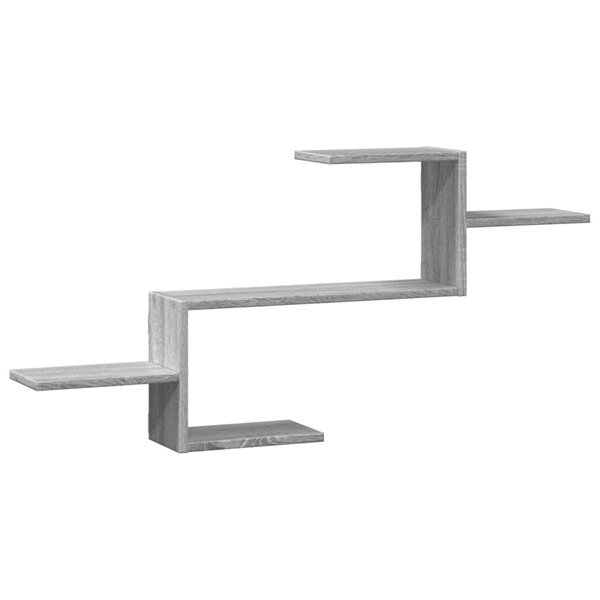 vidaXL Étagère murale sonoma gris 104x15x49 cm bois ingénierie