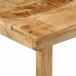 vidaXL Bureau 165x110x75 cm bois massif de manguier
