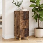 vidaXL Armoire à tiroirs Bois ancien 33 x 34 5 x 90 cm