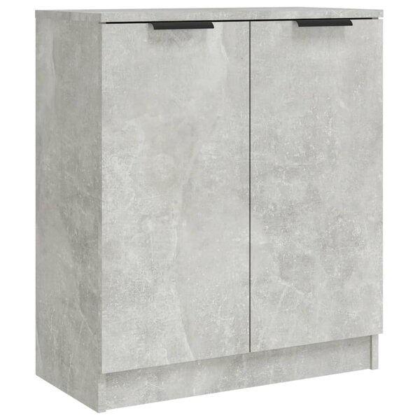 vidaXL Buffet Gris béton 60x30x70 cm Bois d'ingénierie