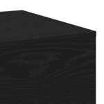vidaXL Table Basse Chêne noir 100 x 49.5 x 31 cm Bois d'ingénierie
