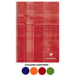 Cahier spirales clairefontaine metric - a4 21 x 29 7 cm - petits carreaux - 100 pages