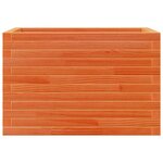 vidaXL Jardinière cire marron 70x40x45 5 cm bois de pin massif