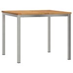 Ensemble de salle à manger jardin vidaXL 3 pièces en bois acacia massif