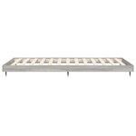 vidaXL Cadre de lit sans matelas sonoma gris 90x200 cm