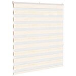 vidaXL Store zèbre beige marbré largeur du tissu 120 9 cm polyester