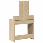 vidaXL Table de Toilette Marron 79 x 41 x 140 cm Bois d'ingénierie