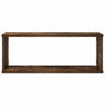 vidaXL Étagères murales cube 4 Pièces Chêne fumé 60x15x23 cm Bois