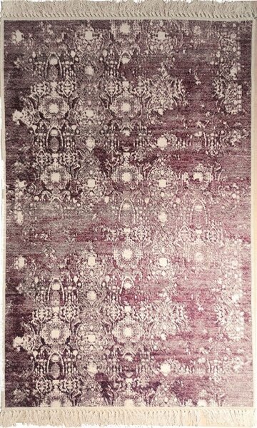 Tapis de salon MEDAILLON 180 x 150 cm - Rouge