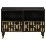 vidaXL Meuble TV 70x33x46 cm Bois massif de manguier