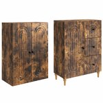 vidaXL Ensemble de Meubles 2 Pièces 66 x 34 5 x 90 cm Bois d'ingénierie