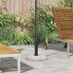 vidaXL Base de parasol   béton multicolore  20 kg  pour poteaux de 37/42/52/58mm