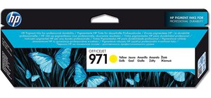 Cartouche jet d'encre originale n° 971 (cn624ae) jaune hp