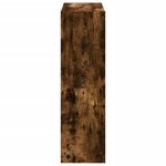 vidaXL Bibliothèque chêne fumé 102x32x108 cm bois d'ingénierie