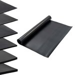 vidaXL Tapis en caoutchouc antidérapant 1 2x2 m 6 mm Lisse