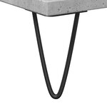 vidaXL Armoire de lavabo de salle de bain gris béton 65x33x60 cm