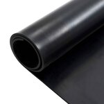 vidaXL Tapis de sol Noir 1 2 x 2 m Caoutchouc
