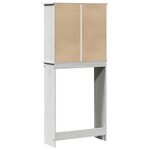 vidaXL Cabinet pour lave-linge VIGO Blanc 72 5 x 27 x 161 cm