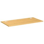 vidaXL Dessus de bureau 110x55x1 5 cm bambou