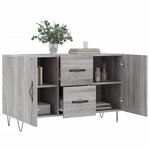 vidaXL Buffet sonoma gris 100x36x60 cm bois d'ingénierie