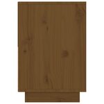 vidaXL Tables de chevet 2Pièces Marron miel 60x34x51cm Bois de pin massif