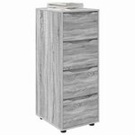 vidaXL Armoire de rangement Gris Sonoma 40 x 48 x 105 cm