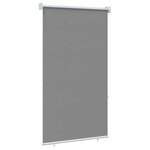 vidaXL Store enrouleur Protection UV Gris clair 60 x 140 cm Polyester