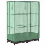 vidaXL Jardinière surélevée avec housse aspect rotin 80x40x123 cm