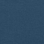 vidaXL Cadre de lit sans matelas bleu 180x200 cm tissu